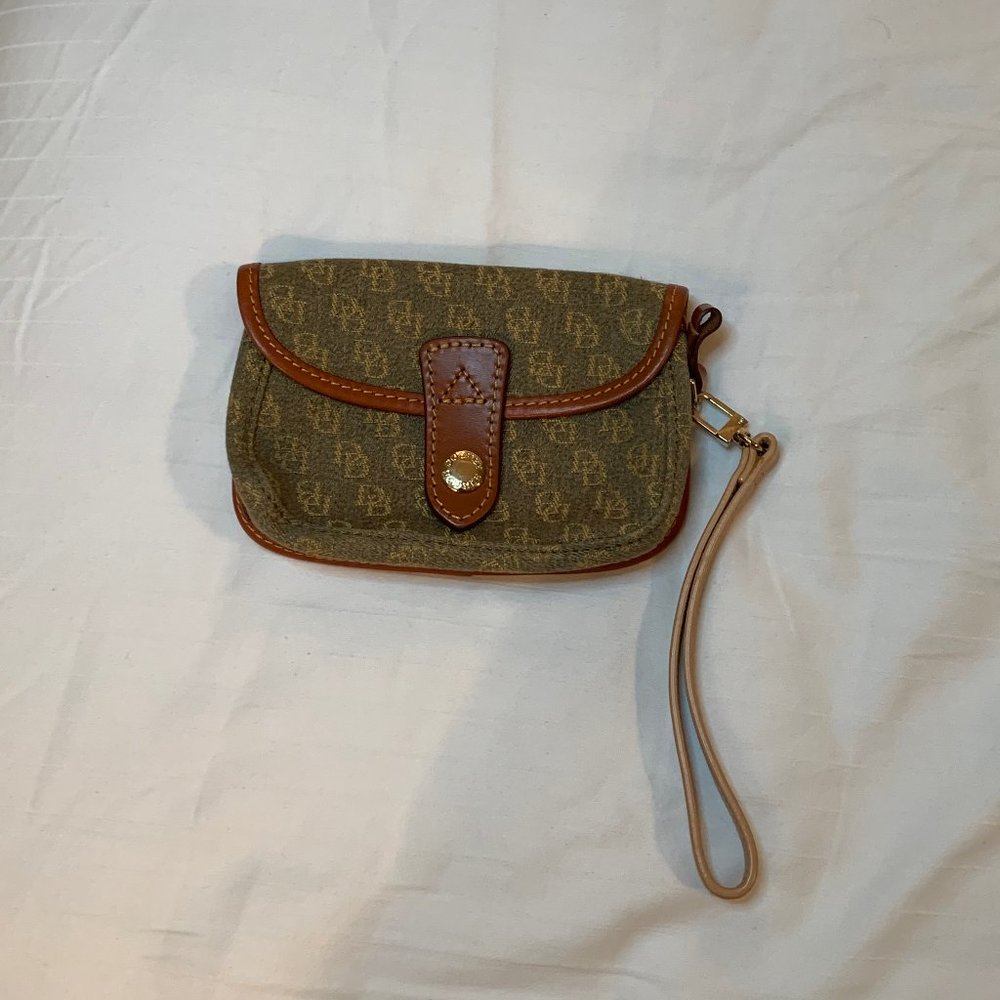 Dooney & Bourke Brown Wristlet
